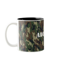 Militärgrön kamouflage-mönster