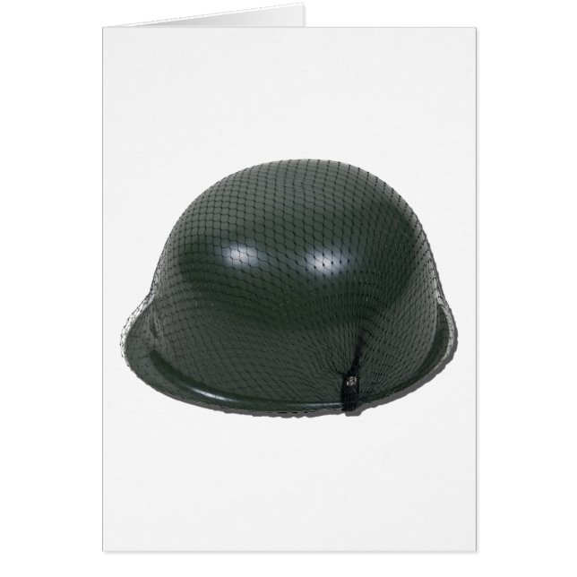 MilitärHelmetNetting073011 Hälsningskort (Framsidan)