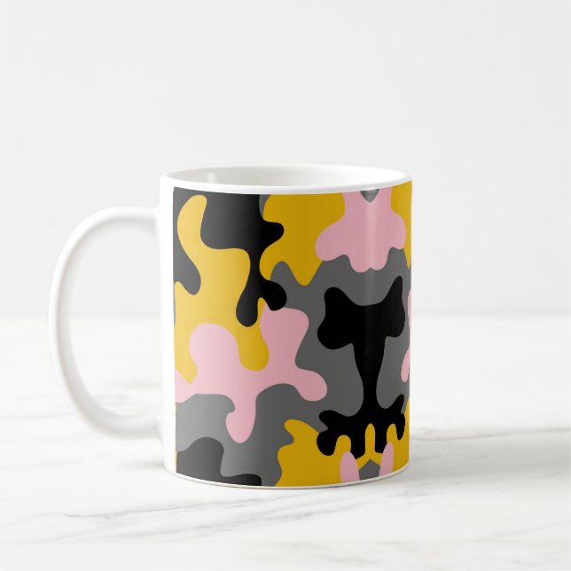 militärinspirerad design kaffemugg (Vänster)
