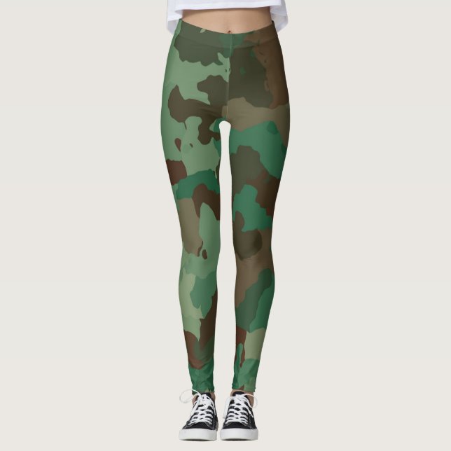 militärkamouflage leggage leggings (Framsida)