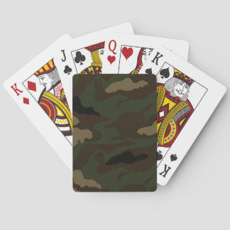 militärkamouflage mönster kortlek
