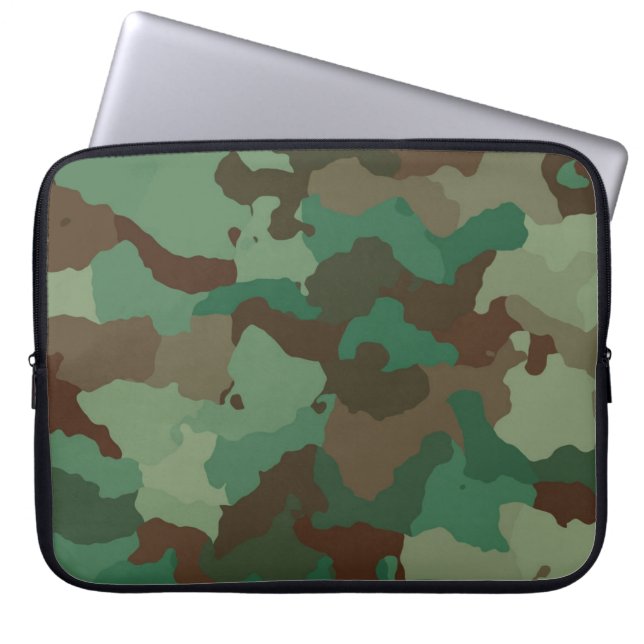 Militärkamouflage Mönster (väpnade styrkor) Laptop Fodral (Framsidan)