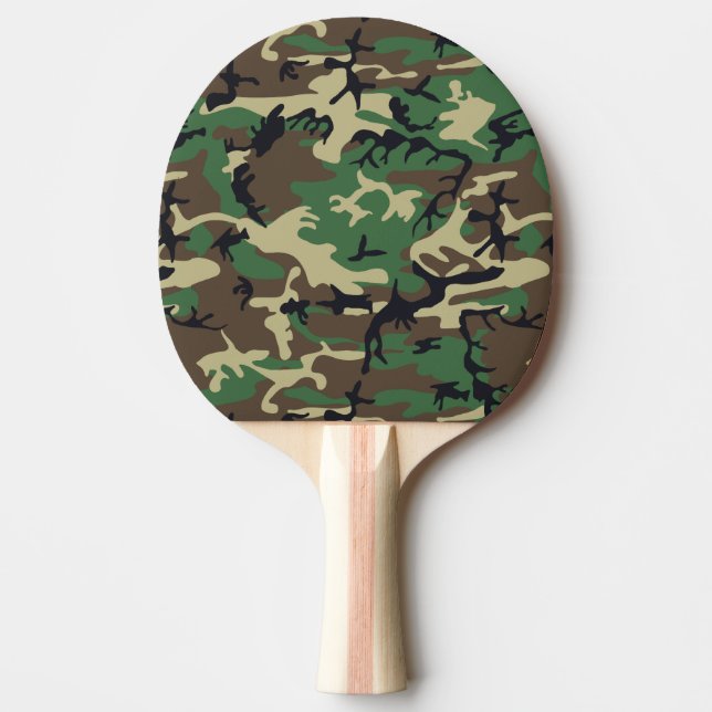 Militärkamouflage Pingisracket (Framsidan)