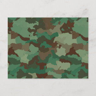 militärkamouflage vycard vykort