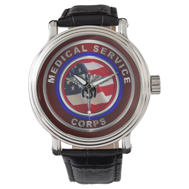 Militärläkarkåren Armbandsur (Framsida)