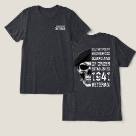 Militärpolisbrödraskap Veteran Skalle T Shirt