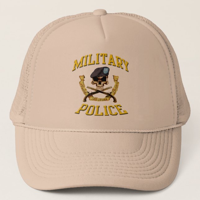 Militärpolisens kaskett truckerkeps (Framsida)