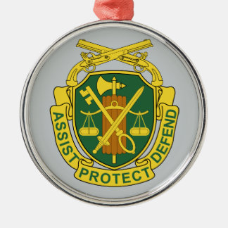 Militärpoliskåren Julgransprydnad Metall