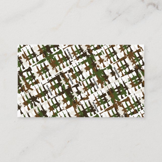 Militärrekryterare i USA Visitkort (Framsida)