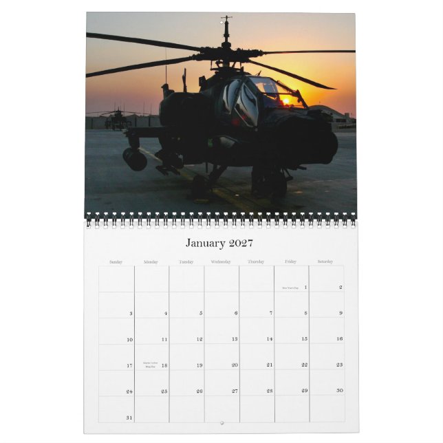 MilitärSilhouettes 2011 Kalender (Jan 2027)