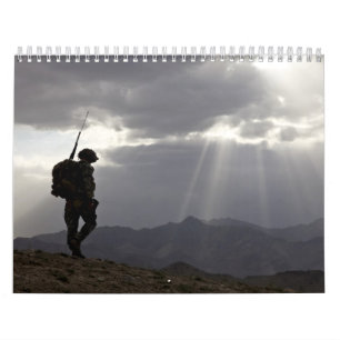 MilitärSilhouettes 2012 i gud som vi litar på Kalender