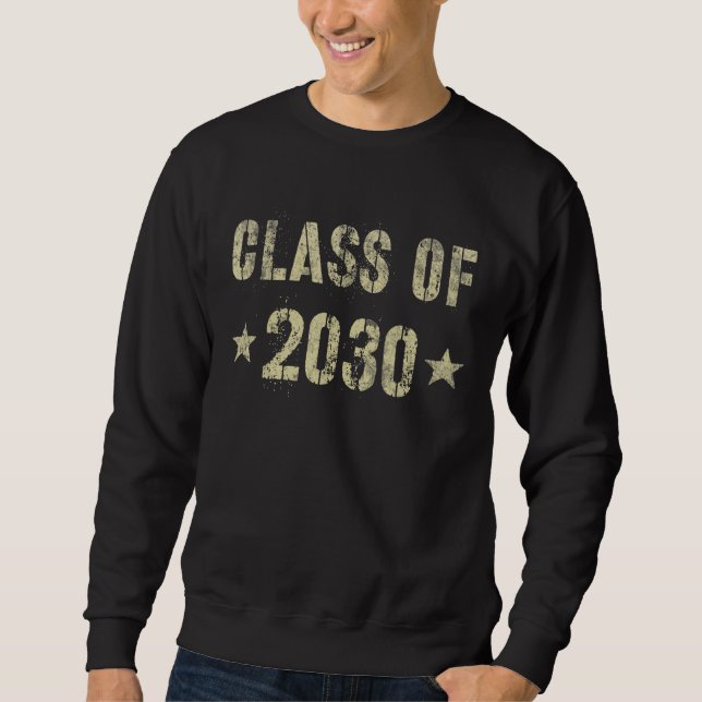 Militärskolans framtida Studenten-klass 2030 5t Lång Ärmad Tröja (Framsida)