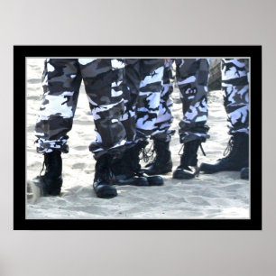 Militärstövlar poster