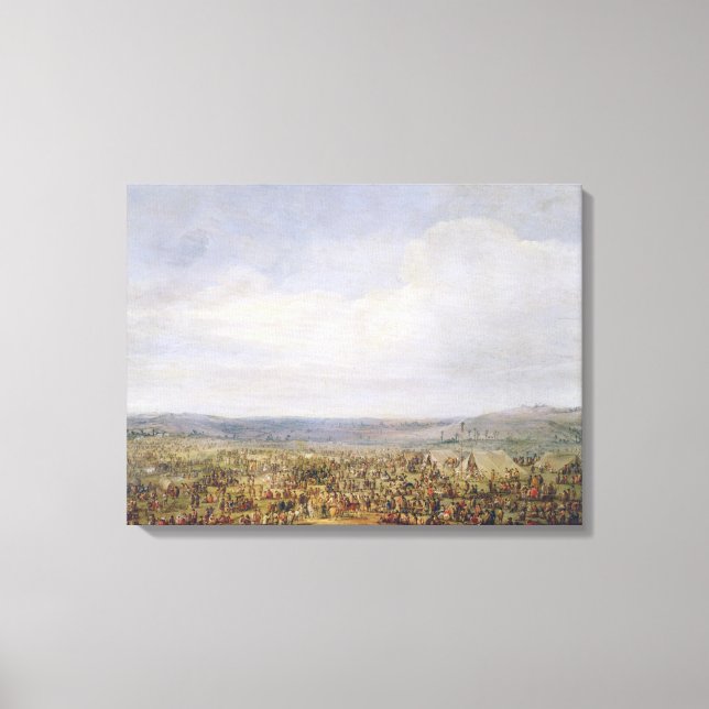 Militärt camping canvastryck (Framsida)