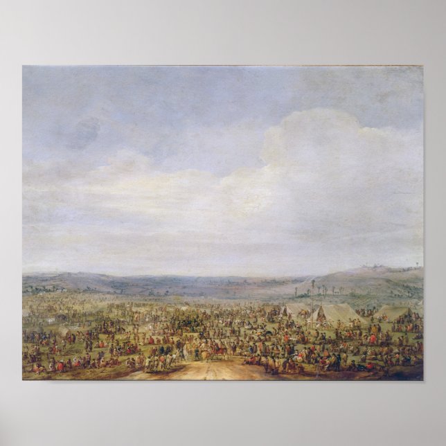 Militärt camping poster (Framsidan)