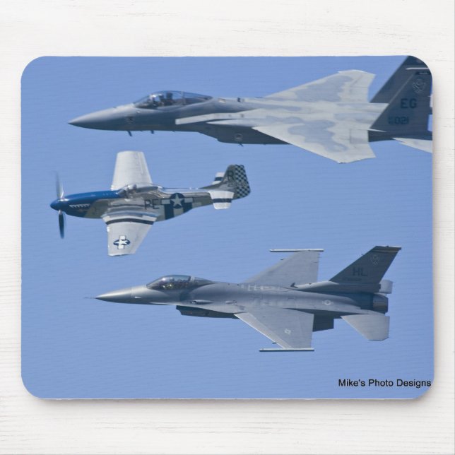 Militärt flyg Mousepad Musmatta (Framsidan)