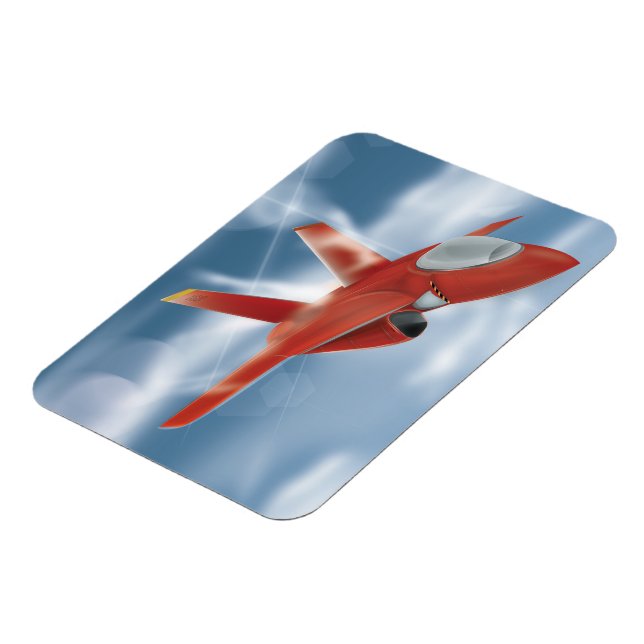 Militärt jetflygplan magnet (Vänstra Sidan)