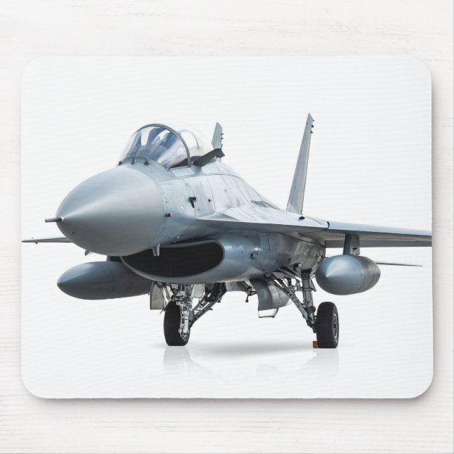 Militärt jetflygplan musmatta (Framsidan)