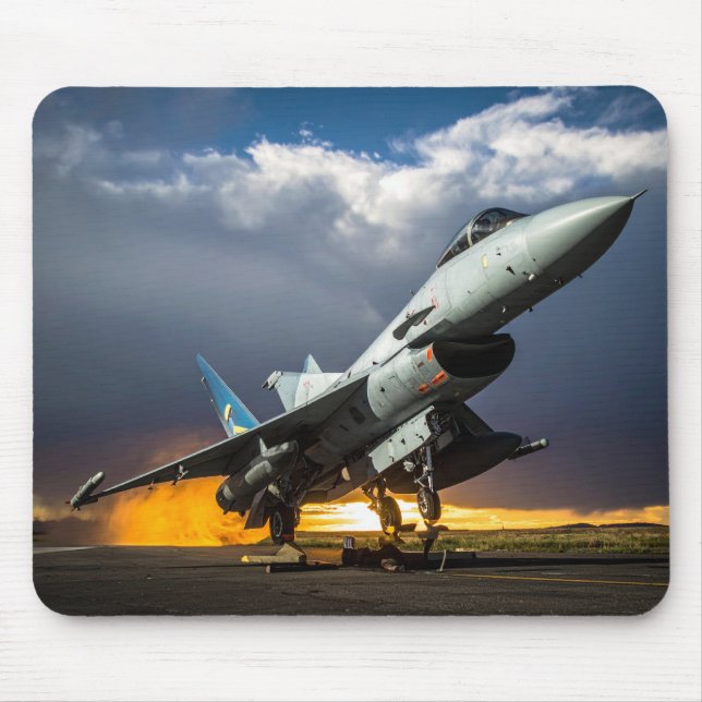 Militärt jetplan musmatta (Framsidan)