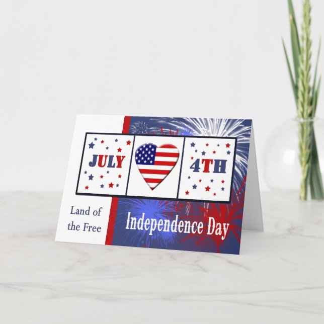 Militärt kort 4:e juli (Framsida)