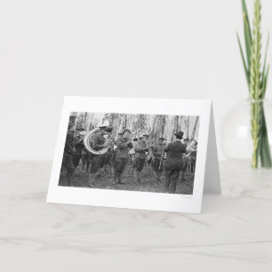 Militärt musikband Alaska 1920 Kort
