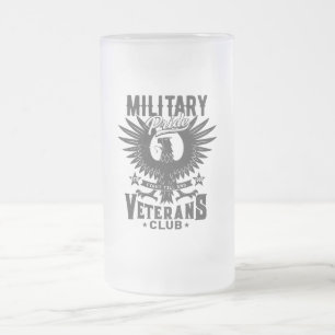 Militärt Pride Frostat Ölglas