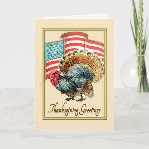 Militärt thanksgivingkort helgkort
