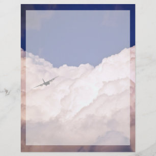 Militärt transportflygplan av ST-aylor Letterhead