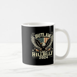 Militärt utslag Hillbilly 2024 USA:s valdag Kaffemugg