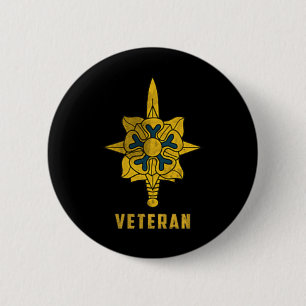 Militärunderrättelsetjänsten Veteran Logotyp Pappa Knapp