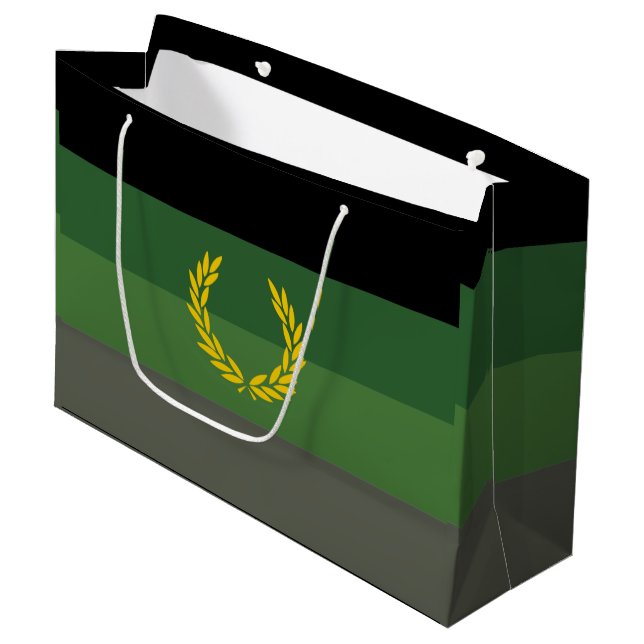 Militäruniform Stolthetsflagga (Framsidan Vinklad)