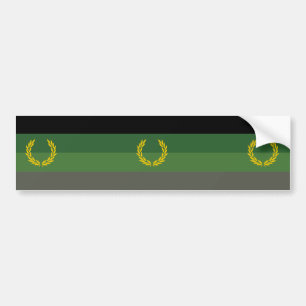 Militäruniform Stolthetsflagga Bildekal