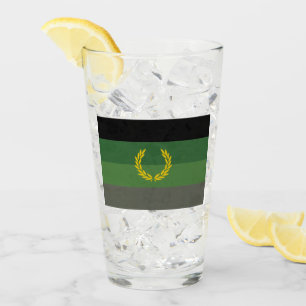 Militäruniform Stolthetsflagga Glaskopp