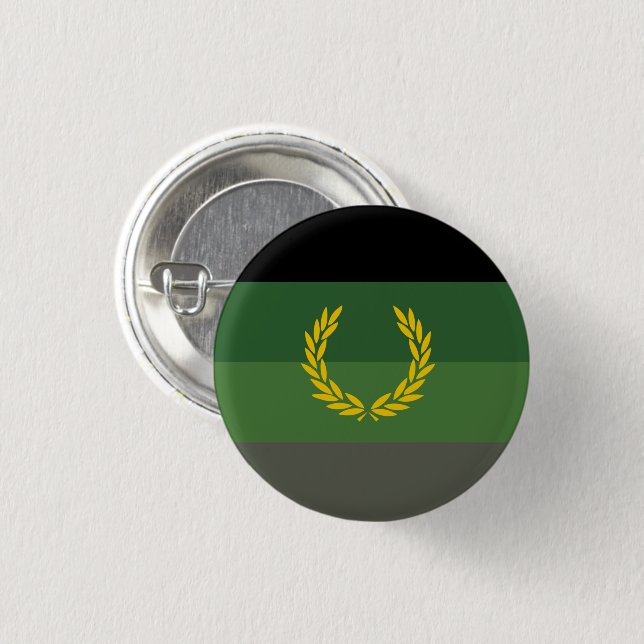 Militäruniform Stolthetsflagga Knapp (Framsida & baksida)