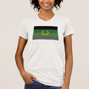 Militäruniforms stolthetsflagga t shirt