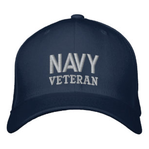 Militärvet i flottan Veteran Broderad Keps