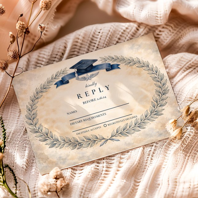 Military Air Force Graduation Theme OSA Kort (Skapare uppladdad)