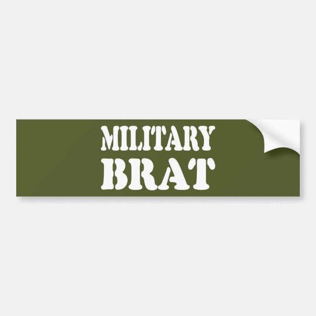 MILITARY BRAT BILDEKAL (Framsidan)