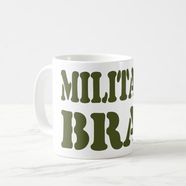 MILITARY BRAT KAFFEMUGG (Framsida vänster)