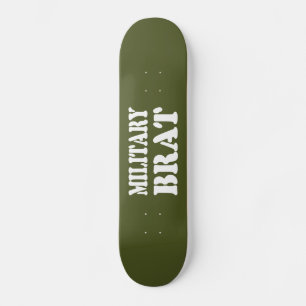 MILITARY BRAT MINI SKATEBOARD BRÄDA 18,5 CM