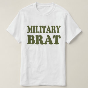MILITARY BRAT T SHIRT