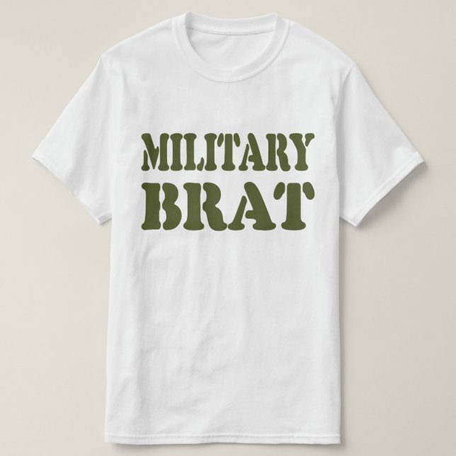 MILITARY BRAT T SHIRT (Design framsida)