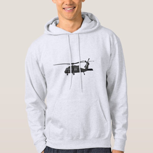 Military Helicopter Hoodie (Framsida)
