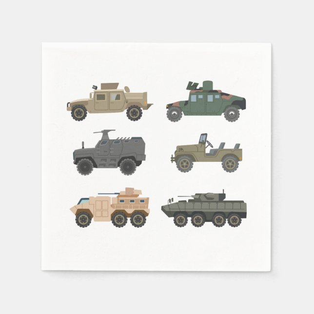 Military Paper Napkins Pappersservett (Framsidan)