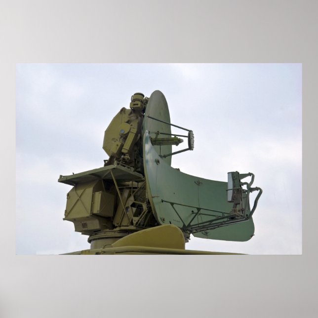military radar antenna poster (Framsidan)