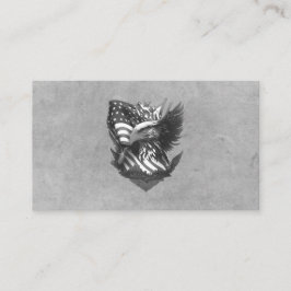 Military Recruiter Law Enforcement USA Eagle  Visitkort