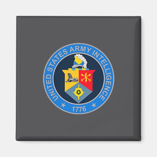 Military Security Agency Intelligence Corps Vetera Magnet (Framsidan)