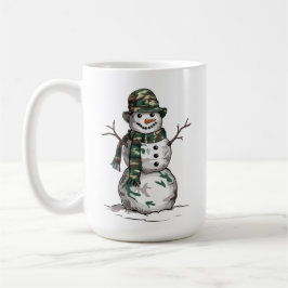 Military Snowman  Kaffemugg