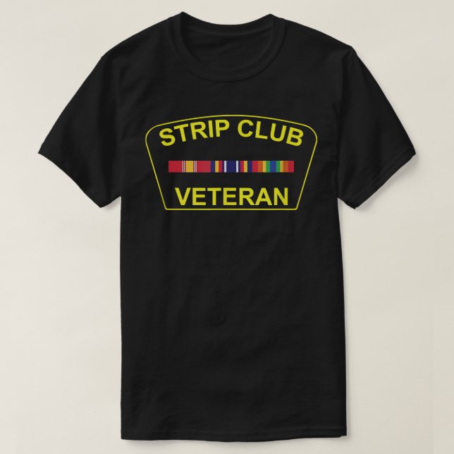 Military Strip Club Veteran T Shirt 20509 (Design framsida)