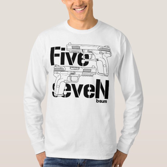 military t-shirts FN Five seveN (Framsida)